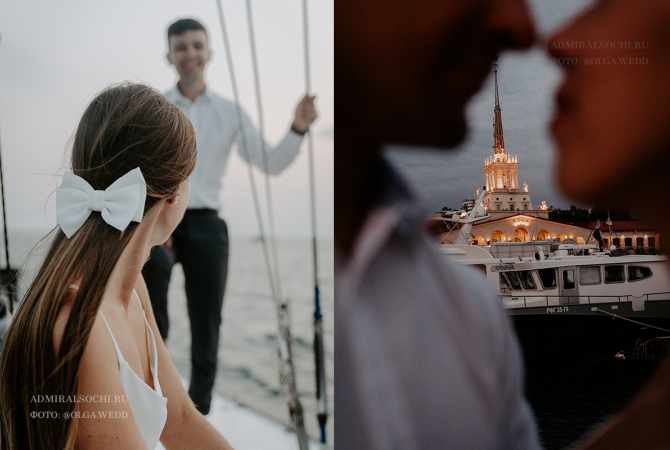Свадьба на яхте в Сочи